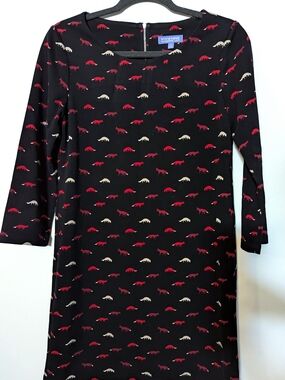 Vivienne Tam Shift Dress with Fox Print